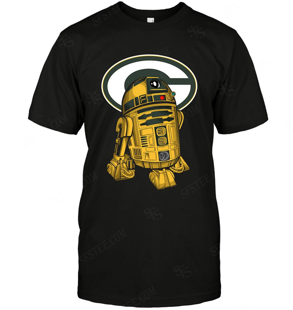 NFL Green Bay Packers R2d2 Star Wars Long Sleeve Shirt Gift For Fan
