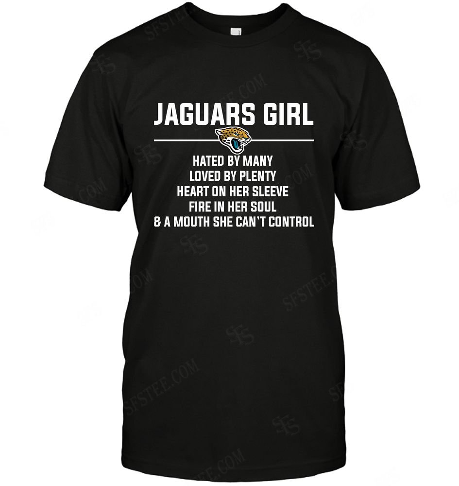 Nfl Jacksonville Jaguars Girl Hated By Many Loved By Plenty Long Sleeve Plus Size Up To 5xl