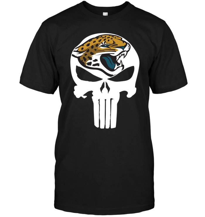 Nfl Jacksonville Jaguars Punisher Hoodie Size Up To 5xl