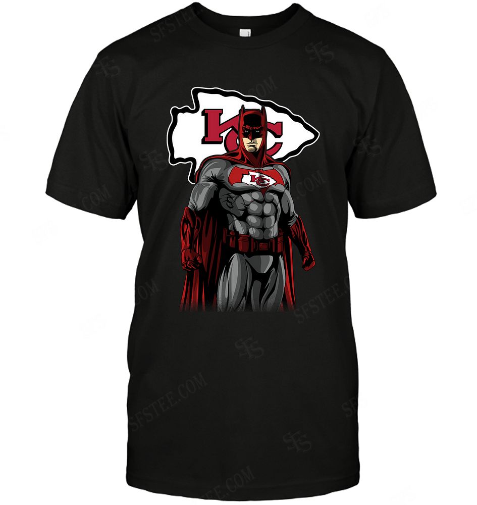Nfl Kansas City Chiefs Batman Dc Marvel Jersey Superhero Avenger Tshirt Size Up To 5xl