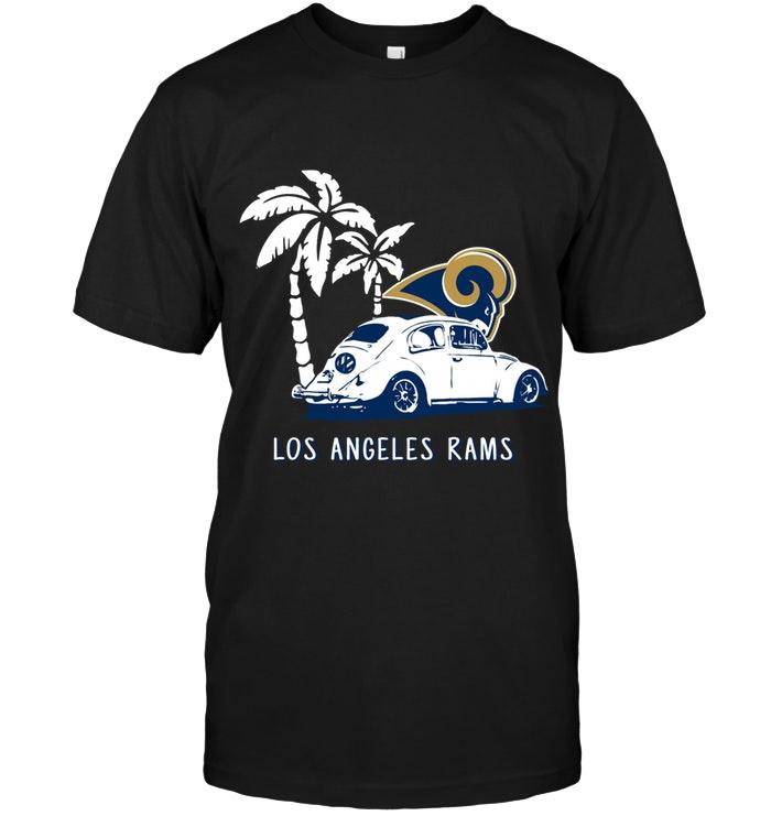 NFL Los Angeles Rams Beetle Car Shirt Long Sleeve Shirt Tshirt For Fan