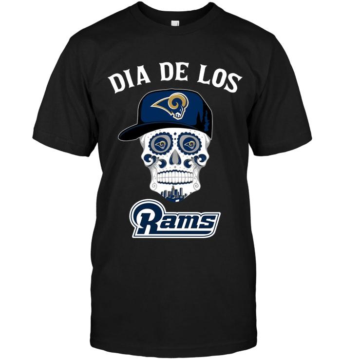 NFL Los Angeles Rams Dia De Los Los Angeles Rams Sugar Skull Poco Loco Shirt Sweater Shirt Gift For Fan