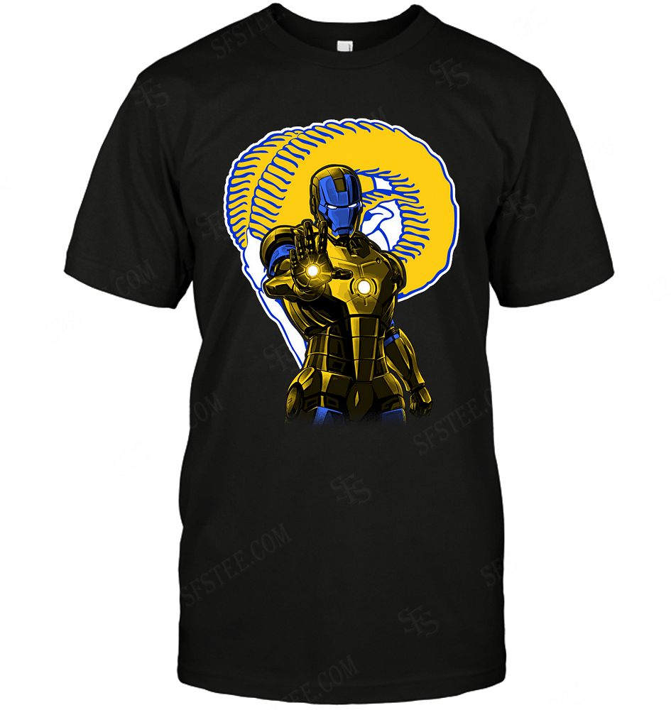 NFL Los Angeles Rams Ironman Dc Marvel Jersey Superhero Avenger Shirt Gift For Fan