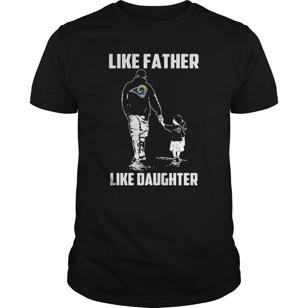 NFL Los Angeles Rams Like Father Like Daughter Long Sleeve Shirt Tshirt For Fan