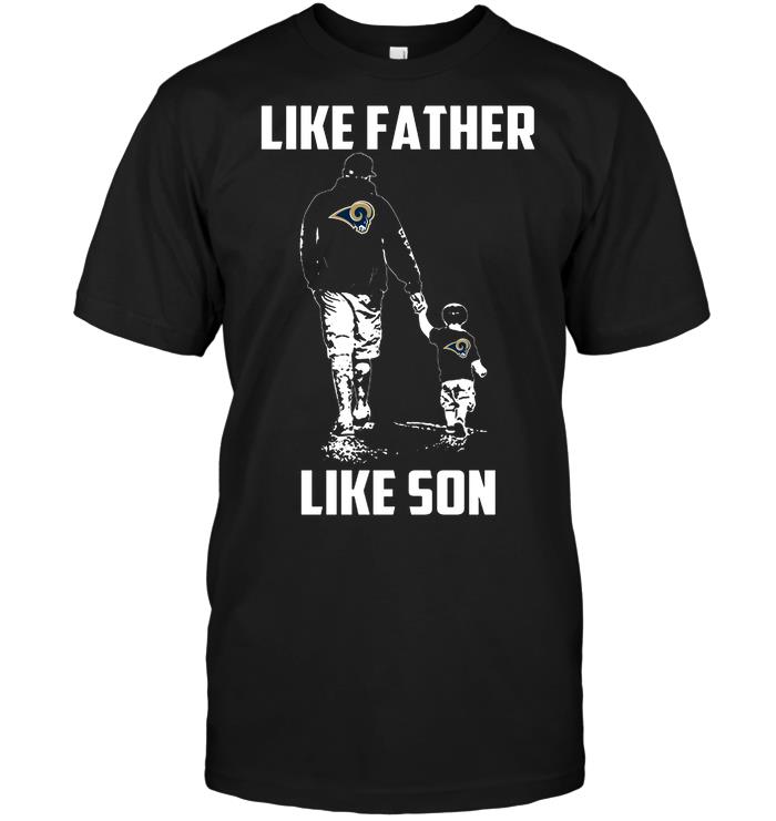 NFL Los Angeles Rams Like Father Like Son Long Sleeve Shirt Size S-5xl