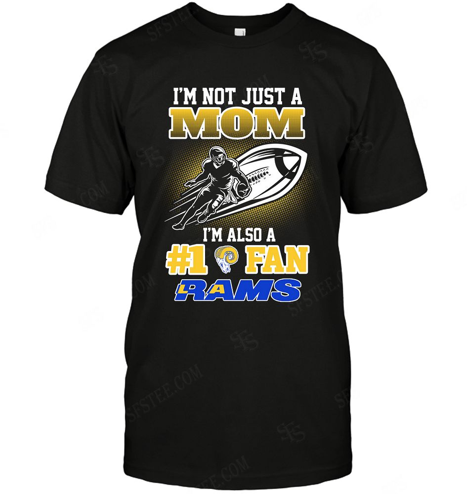 NFL Los Angeles Rams Not Just Mom Also A Fan Long Sleeve Shirt Tshirt For Fan