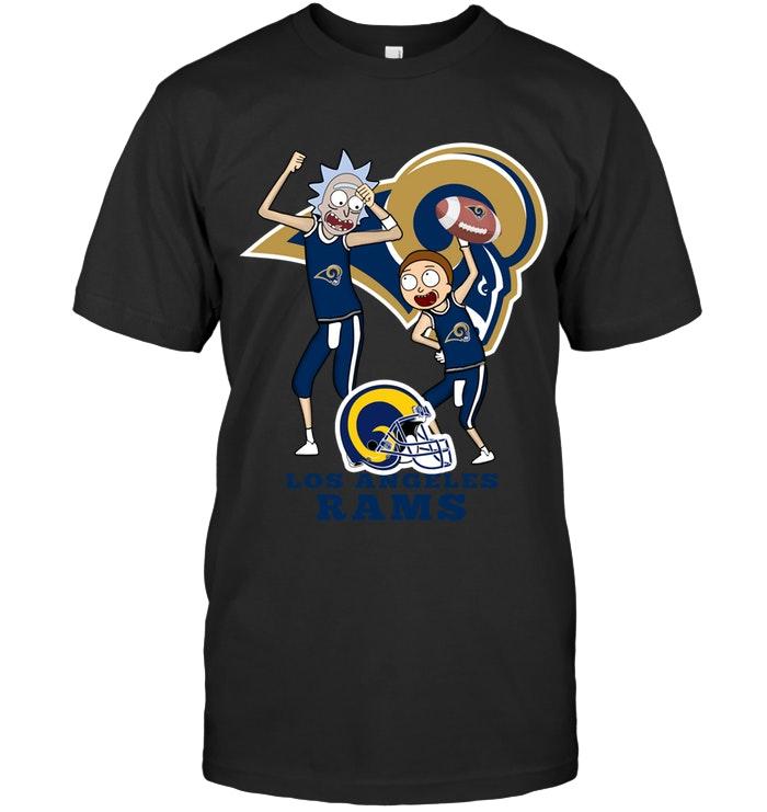 NFL Los Angeles Rams Rick And Morty Fan Shirt Tank Top Shirt Gift For Fan