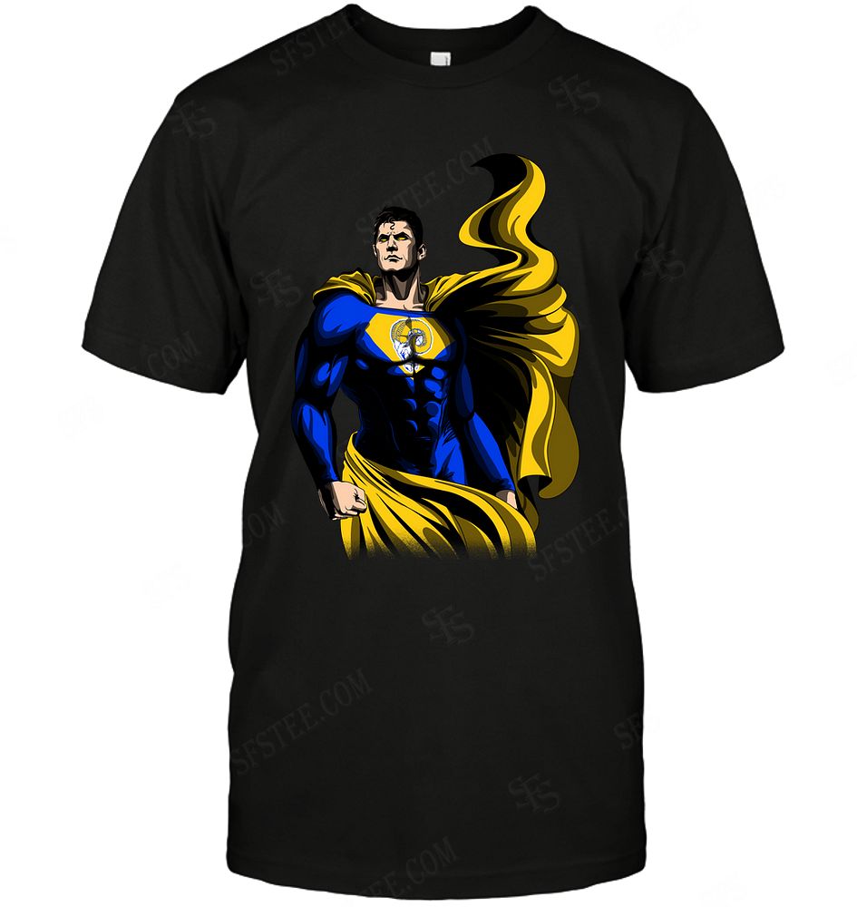 NFL Los Angeles Rams Superman Dc Marvel Jersey Superhero Avenger Shirt Tshirt For Fan