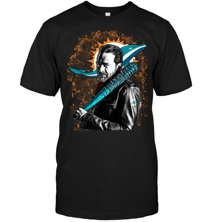 NFL Miami Dolphins The Walking Dead Negan Miami Dolphins Long Sleeve Shirt Gift For Fan
