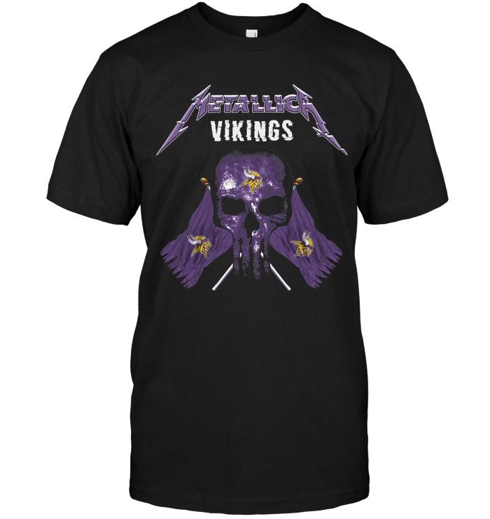 Nfl Minnesota Vikings Metallica Minnesota Vikings Shirt White Tank Top Plus Size Up To 5xl