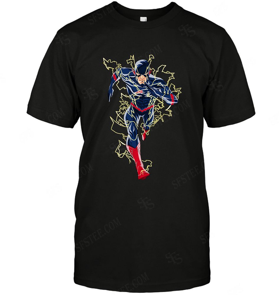 NFL New England Patriots Flash Dc Marvel Jersey Superhero Avenger Sweater Shirt Size Up To 5xl