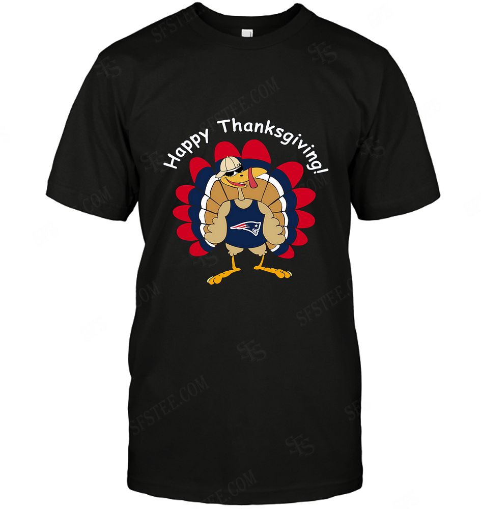 NFL New England Patriots Happy Thanksgiving Shirt Gift For Fan