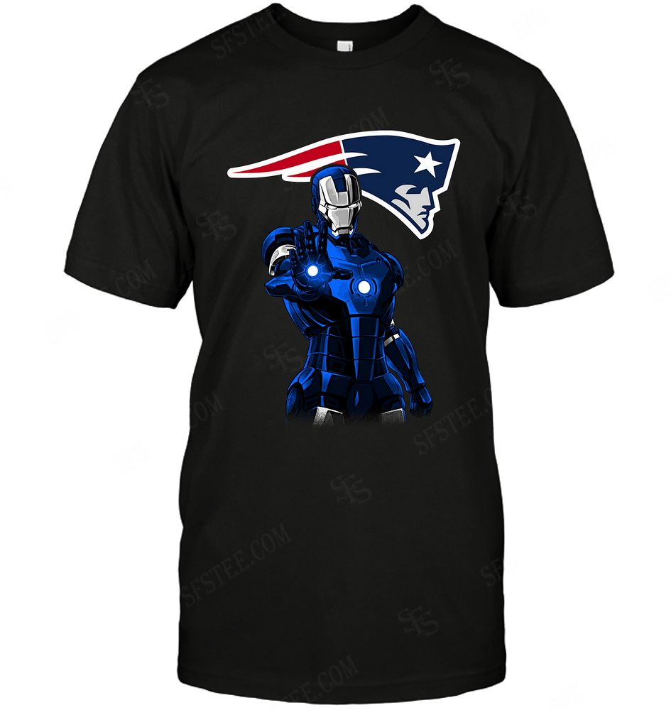 NFL New England Patriots Ironman Dc Marvel Jersey Superhero Avenger Shirt Tshirt For Fan