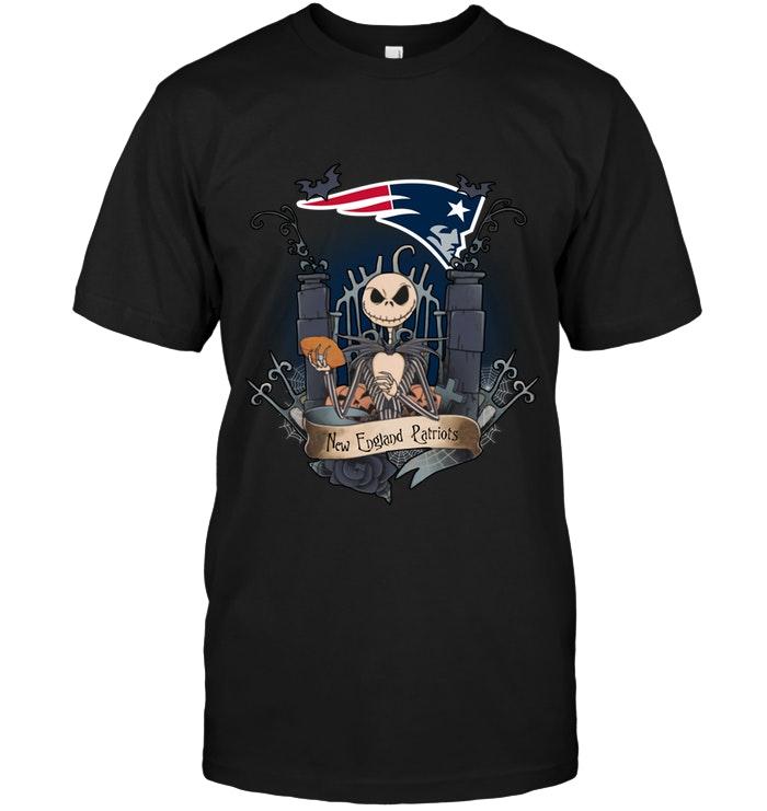NFL New England Patriots Jack Skellington Shirt Tank Top Shirt Tshirt For Fan