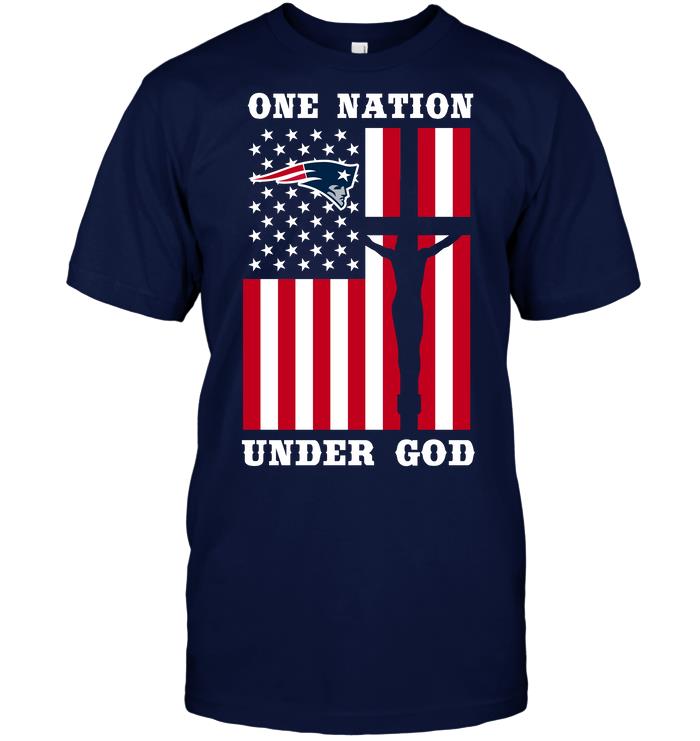 NFL New England Patriots One Nation Under God Shirt Tshirt For Fan