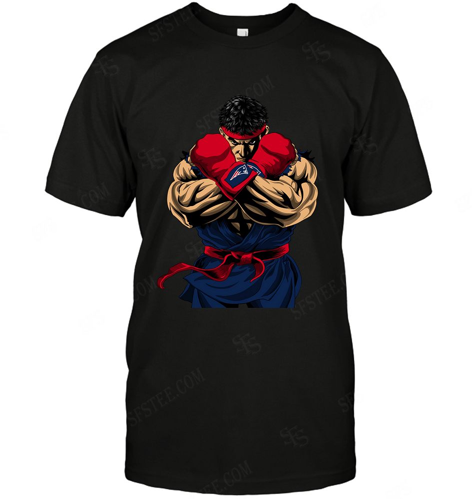 NFL New England Patriots Ryu Nintendo Street Fighter Tank Top Shirt Tshirt For Fan