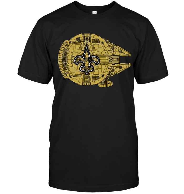 NFL New Orleans Saints The Millennium Falcon Star Wars Shirt Size S-5xl