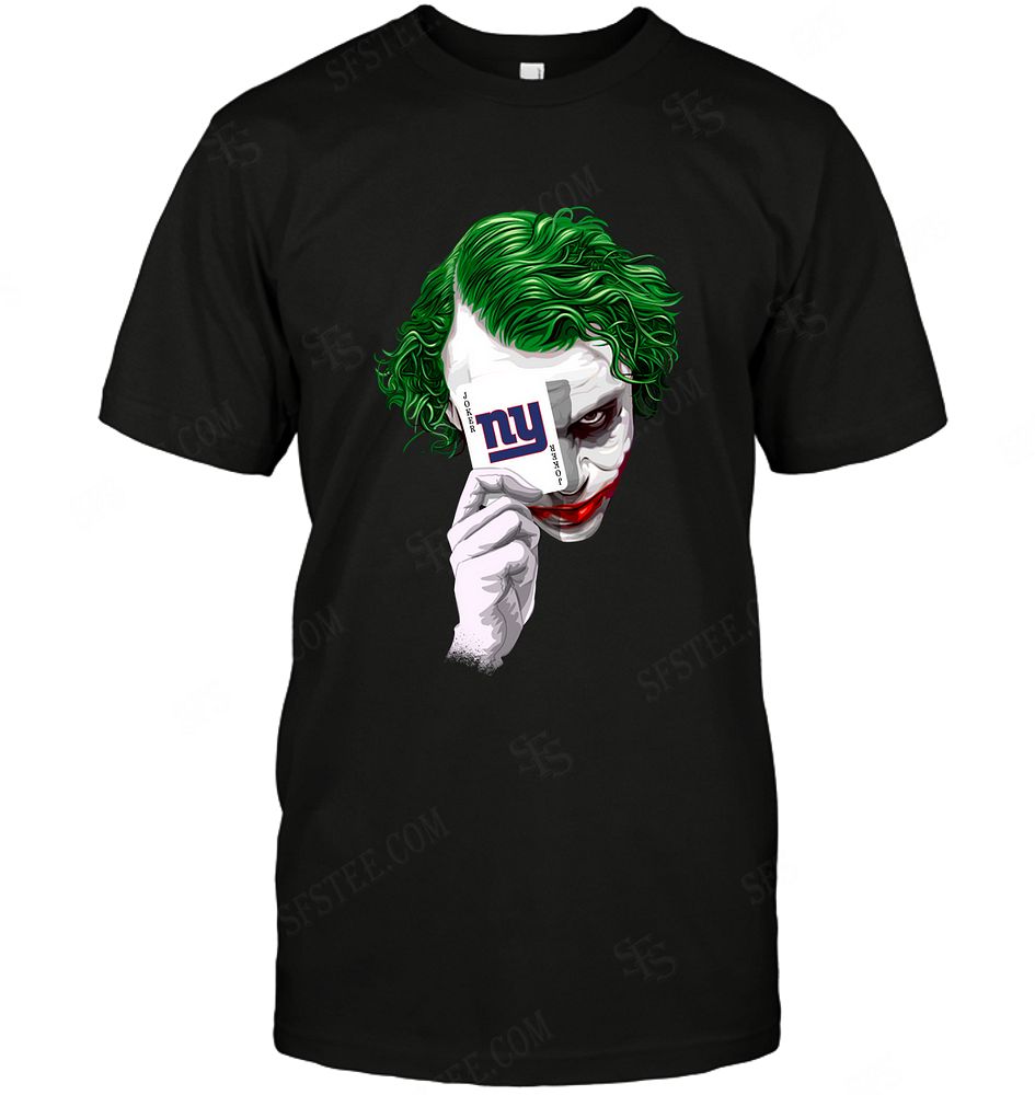 Nfl New York Giants Joker Dc Marvel Jersey Superhero Avenger Long Sleeve Shirt Size Up To 5xl