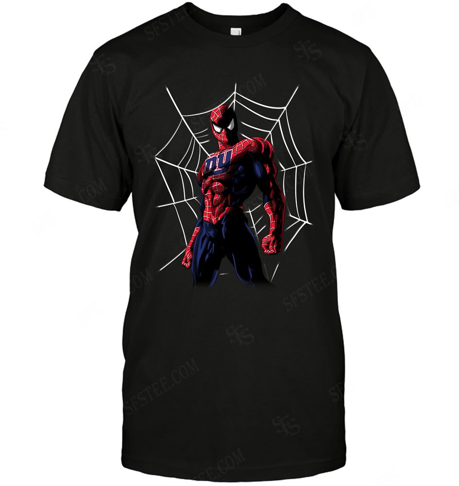 Nfl New York Giants Spider Man Dc Marvel Jersey Superhero Avenger Tshirt Plus Size Up To 5xl