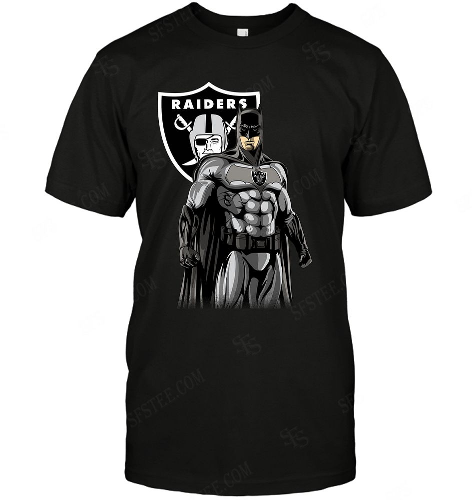 NFL Oakland Las Vergas Raiders Batman Dc Marvel Jersey Superhero Avenger Tank Top Shirt Gift For Fan