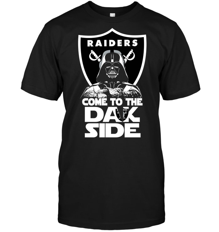 NFL Oakland Las Vergas Raiders Come To The Dak Side Dark Vader Shirt Tshirt For Fan