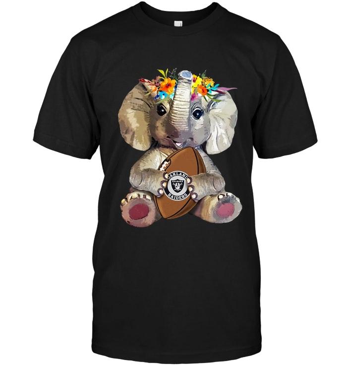 NFL Oakland Las Vergas Raiders Elephant Loves Oakland Las Vergas Raiders Shirt Tank Top Shirt Size Up To 5xl