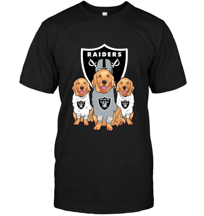 NFL Oakland Las Vergas Raiders Golden Retriever Oakland Las Vergas Raiders Fan Shirt Tank Top Shirt Tshirt For Fan