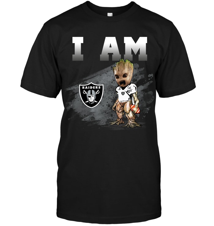 NFL Oakland Las Vergas Raiders I Am Groot Shirt Gift For Fan
