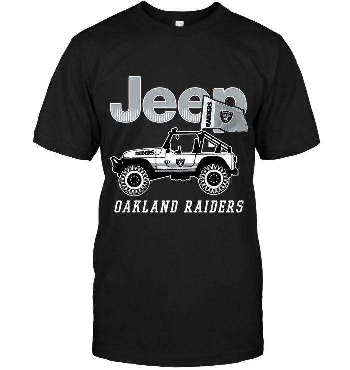 NFL Oakland Las Vergas Raiders Jeep Shirt Black Sweater Shirt Gift For Fan