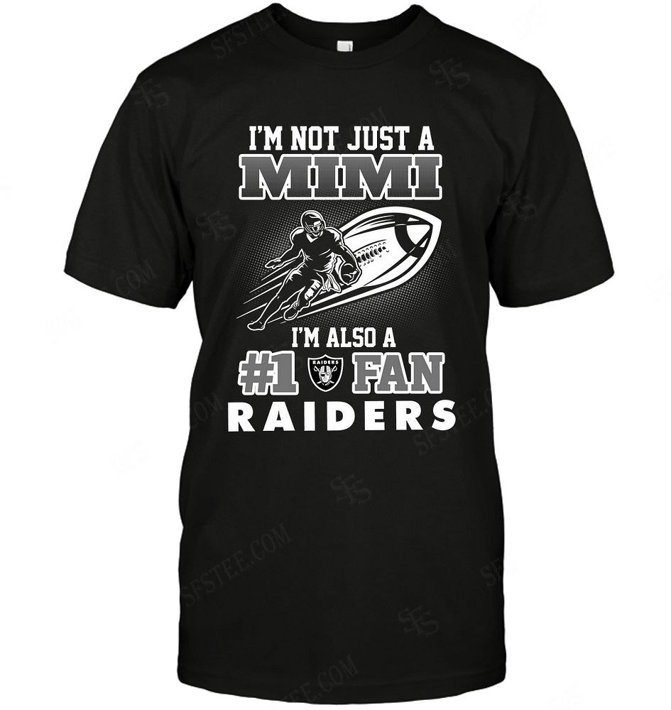 NFL Oakland Las Vergas Raiders Not Just Mimi Also A Fan Tank Top Shirt Size S-5xl
