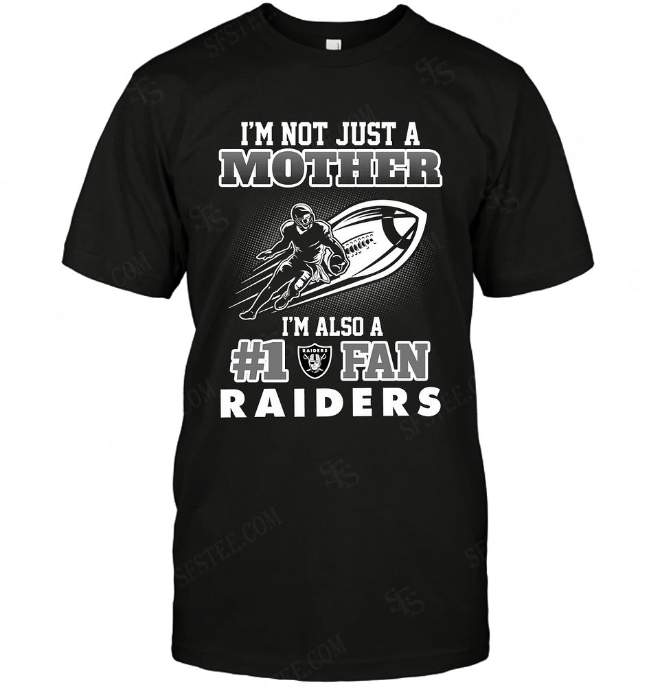 NFL Oakland Las Vergas Raiders Not Just Mother Also A Fan Tank Top Shirt Size Up To 5xl