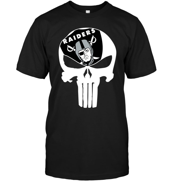 NFL Oakland Las Vergas Raiders Punisher Shirt Size Up To 5xl