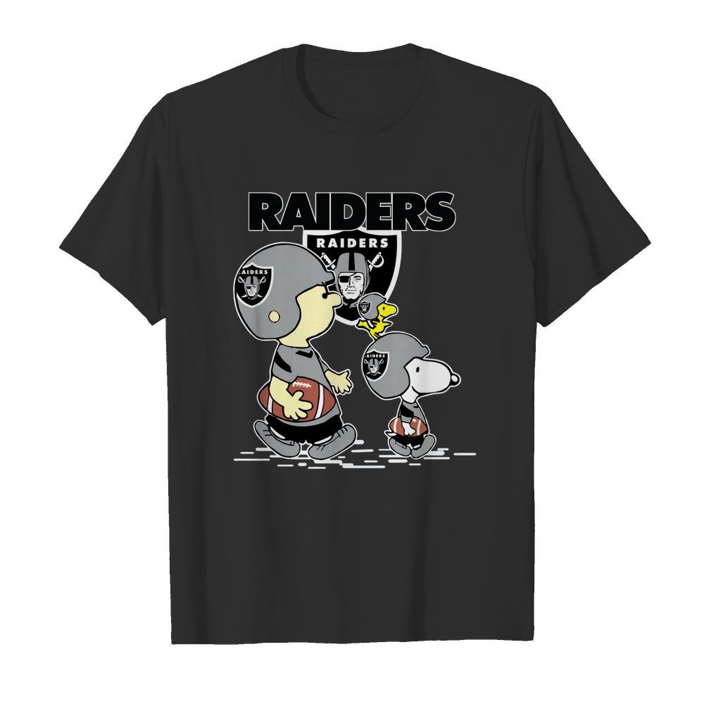 NFL Oakland Las Vergas Raiders Snoopy Black Shirt Size Up To 5xl