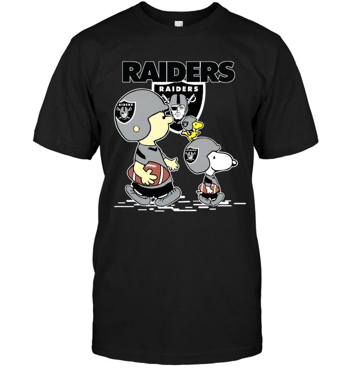 NFL Oakland Las Vergas Raiders Snoopy Shirt Black Long Sleeve Shirt Size S-5xl