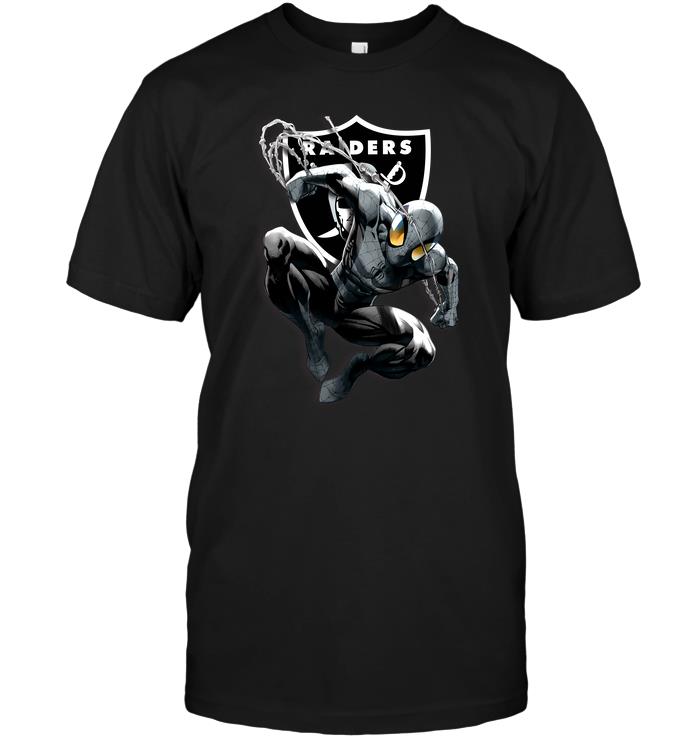 NFL Oakland Las Vergas Raiders Spiderman Oakland Las Vergas Raiders Shirt Size S-5xl