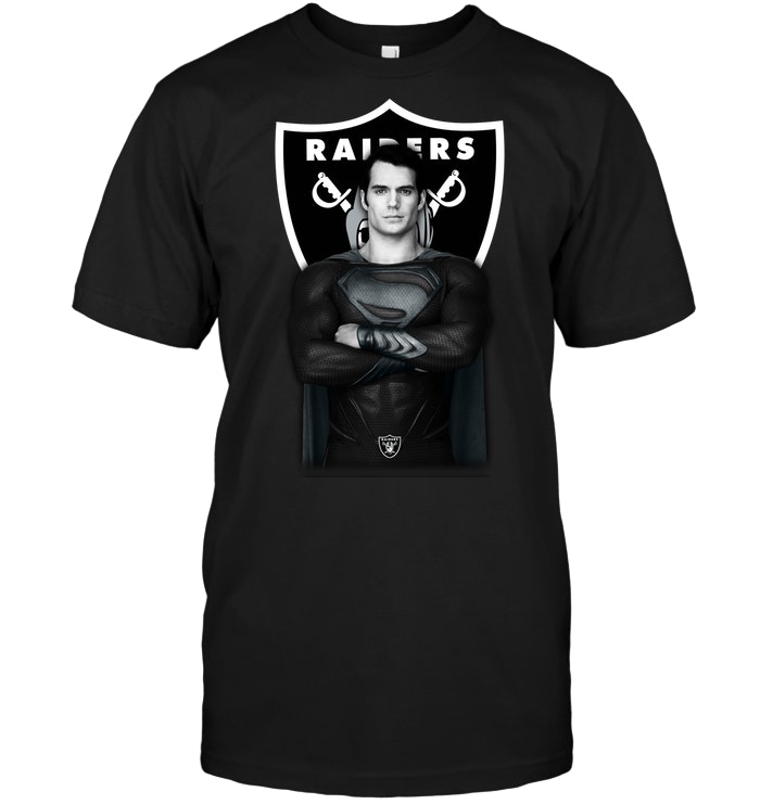 NFL Oakland Las Vergas Raiders Superman Clark Kent Shirt Tshirt For Fan