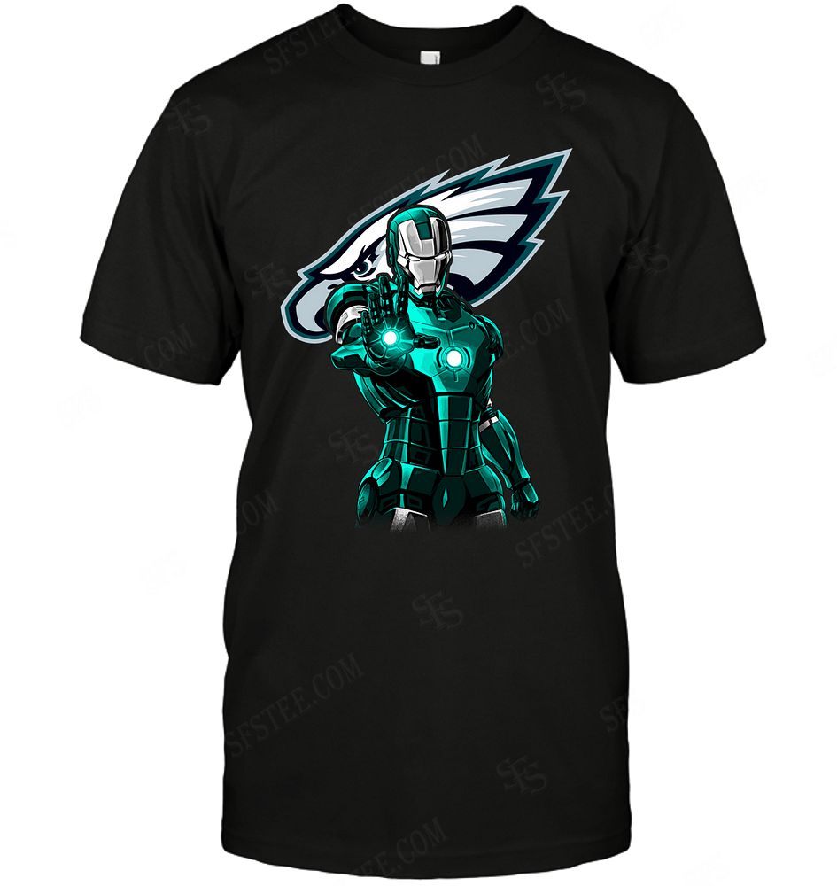 NFL Philadelphia Eagles Ironman Dc Marvel Jersey Superhero Avenger Shirt Gift For Fan