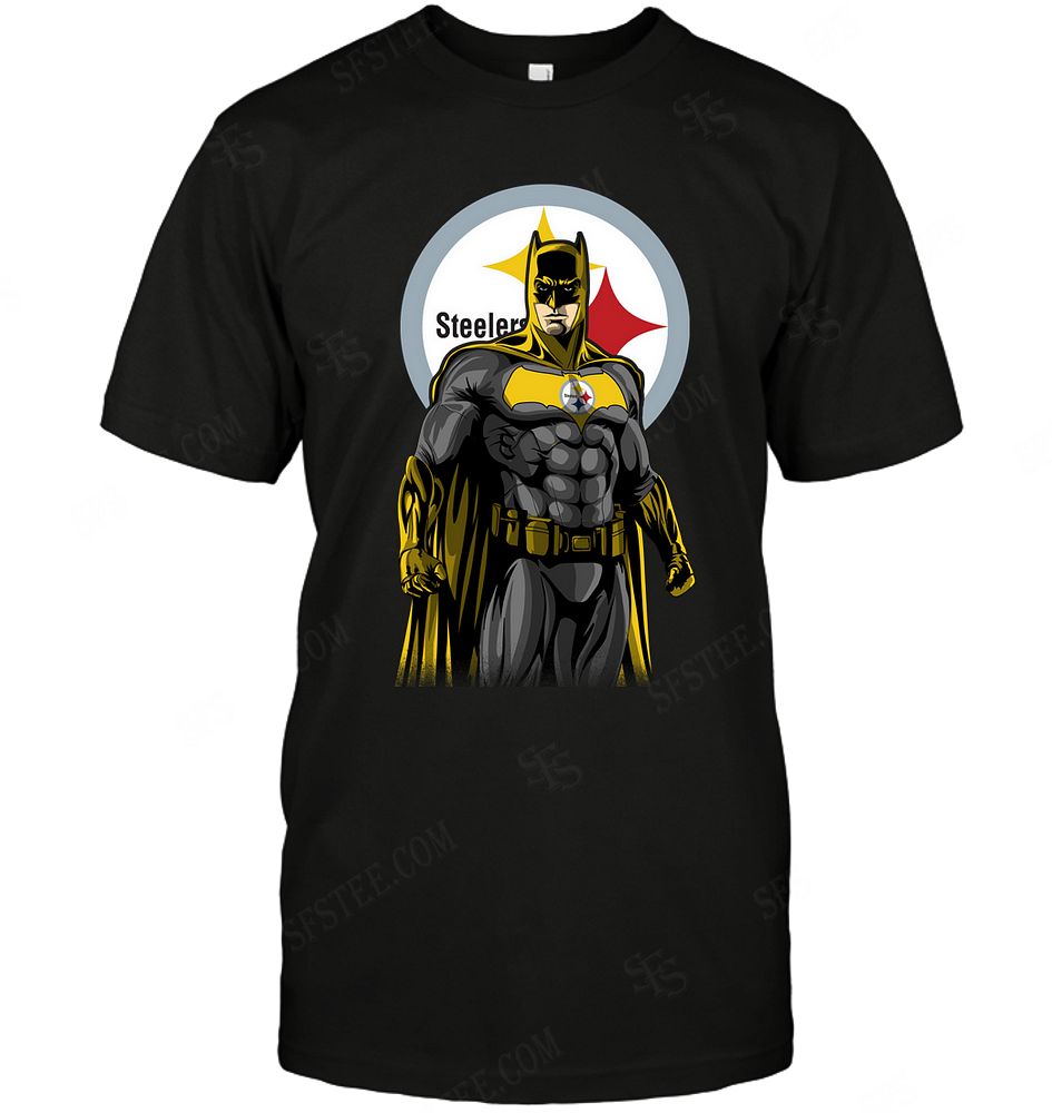 Nfl Pittsburgh Steelers Batman Dc Marvel Jersey Superhero Avenger Long Sleeve Size Up To 5xl