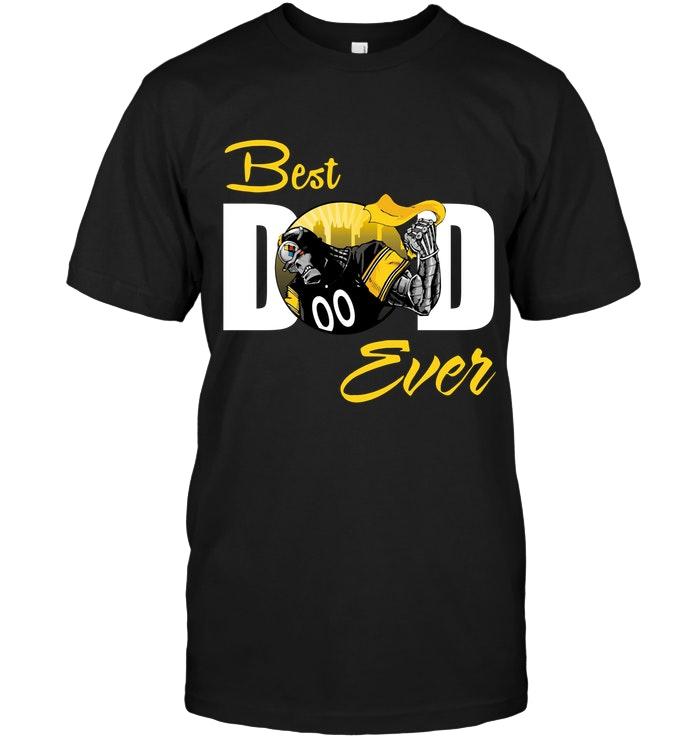 NFL Pittsburgh Steelers Best Pittsburgh Steelers Dad Ever Shirt Tshirt For Fan