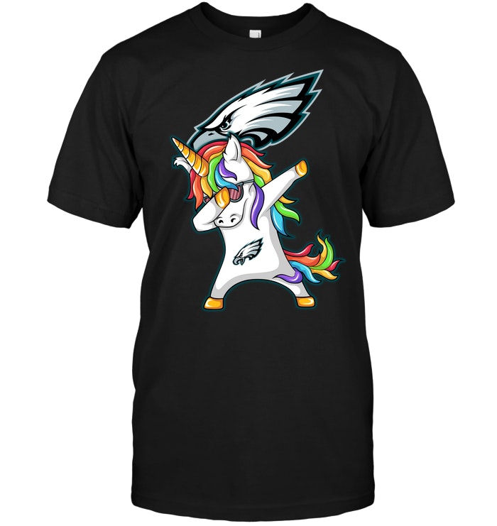 NFL Pittsburgh Steelers Dabbing Hip Hop Unicorn Dab Philadelphia Eagles Long Sleeve Shirt Gift For Fan