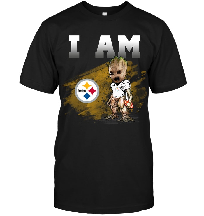 NFL Pittsburgh Steelers I Am Groot Sweater Shirt Size S-5xl