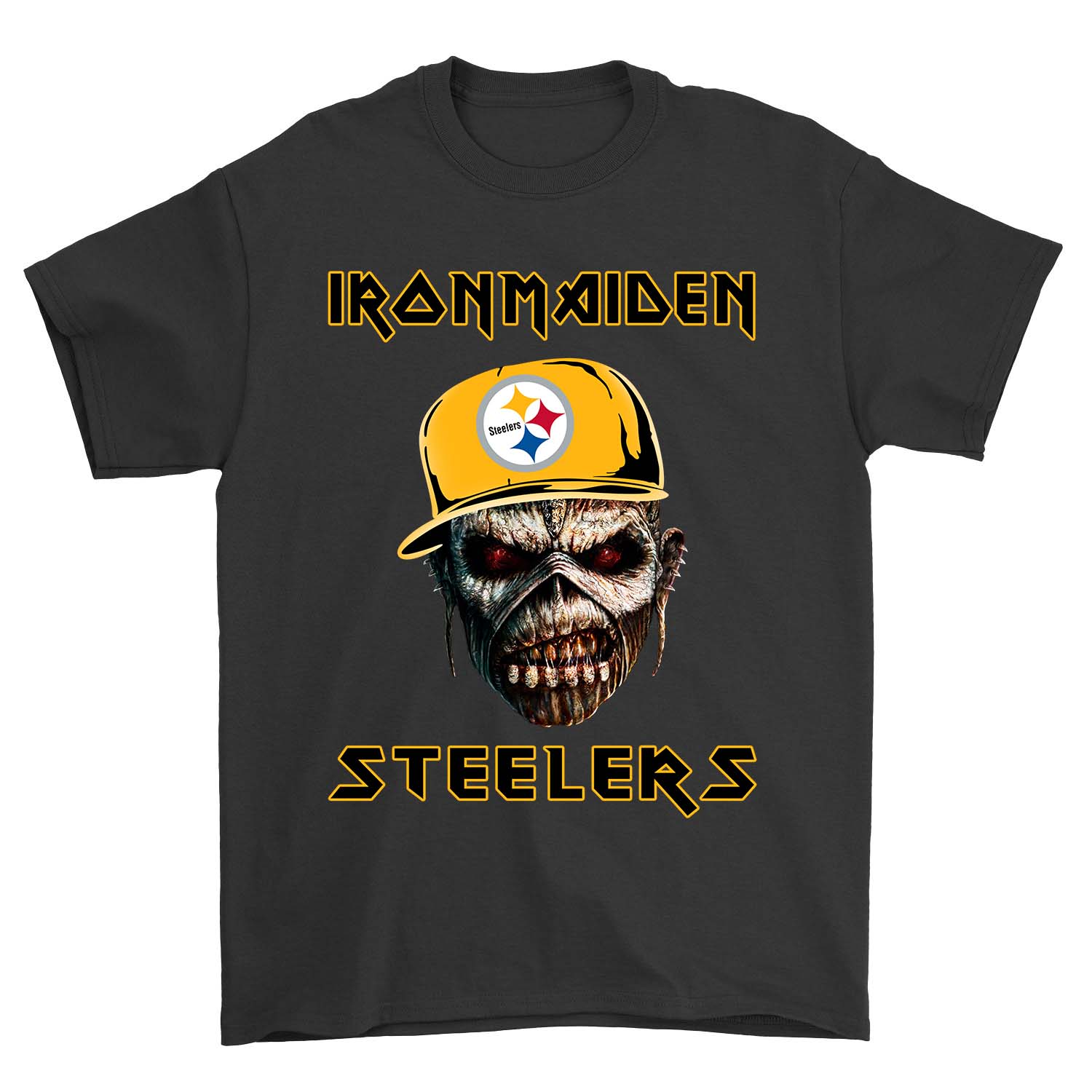 NFL Pittsburgh Steelers Ironmaiden Pittsburgh Steelers Tank Top Shirt Size S-5xl