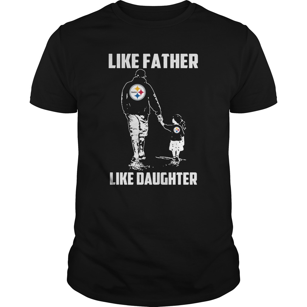 NFL Pittsburgh Steelers Like Father Like Daughter Tank Top Shirt Gift For Fan