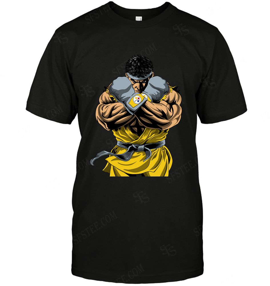 NFL Pittsburgh Steelers Ryu Nintendo Street Fighter Sweater Shirt Gift For Fan