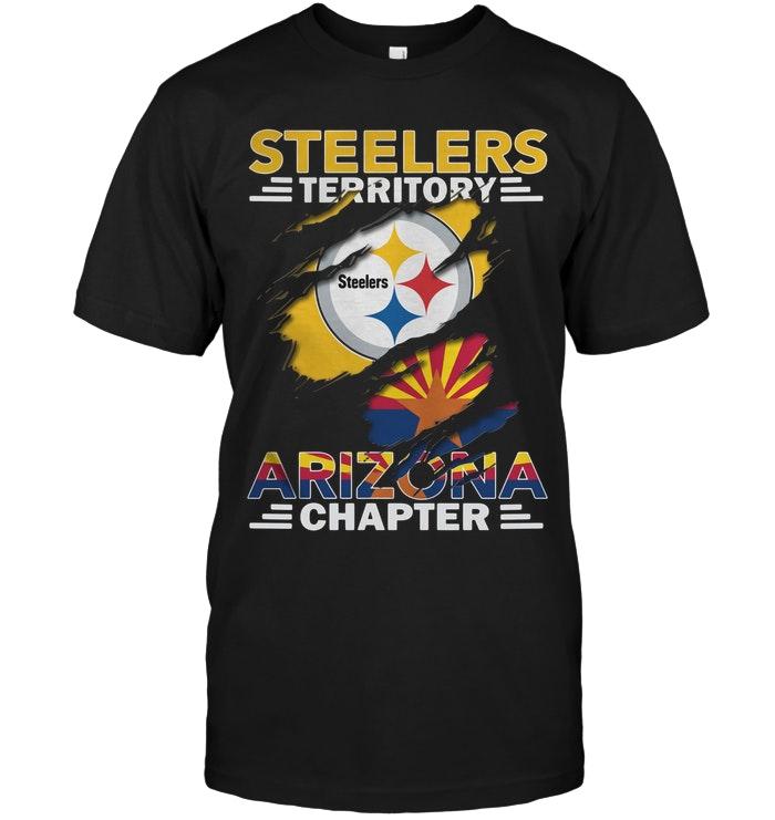 NFL Pittsburgh Steelers Territory Arizona Chapter Ripped Shirt Hoodie Shirt Gift For Fan
