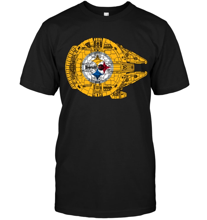 NFL Pittsburgh Steelers The Millennium Falcon Star Wars Long Sleeve Shirt Size Up To 5xl