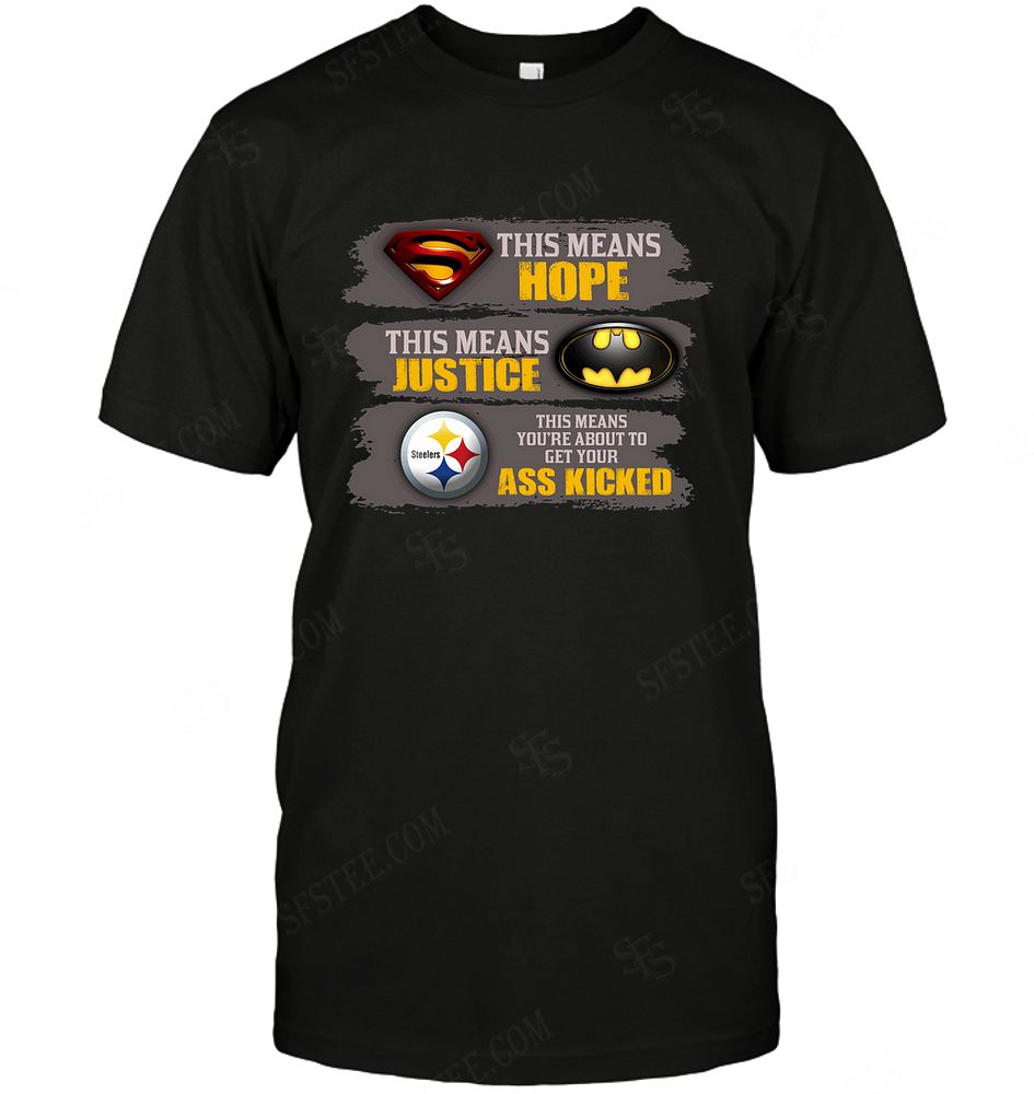 Nfl Pittsburgh Steelers This Mean Marvel Superhero Batman Sweater Plus Size Up To 5xl