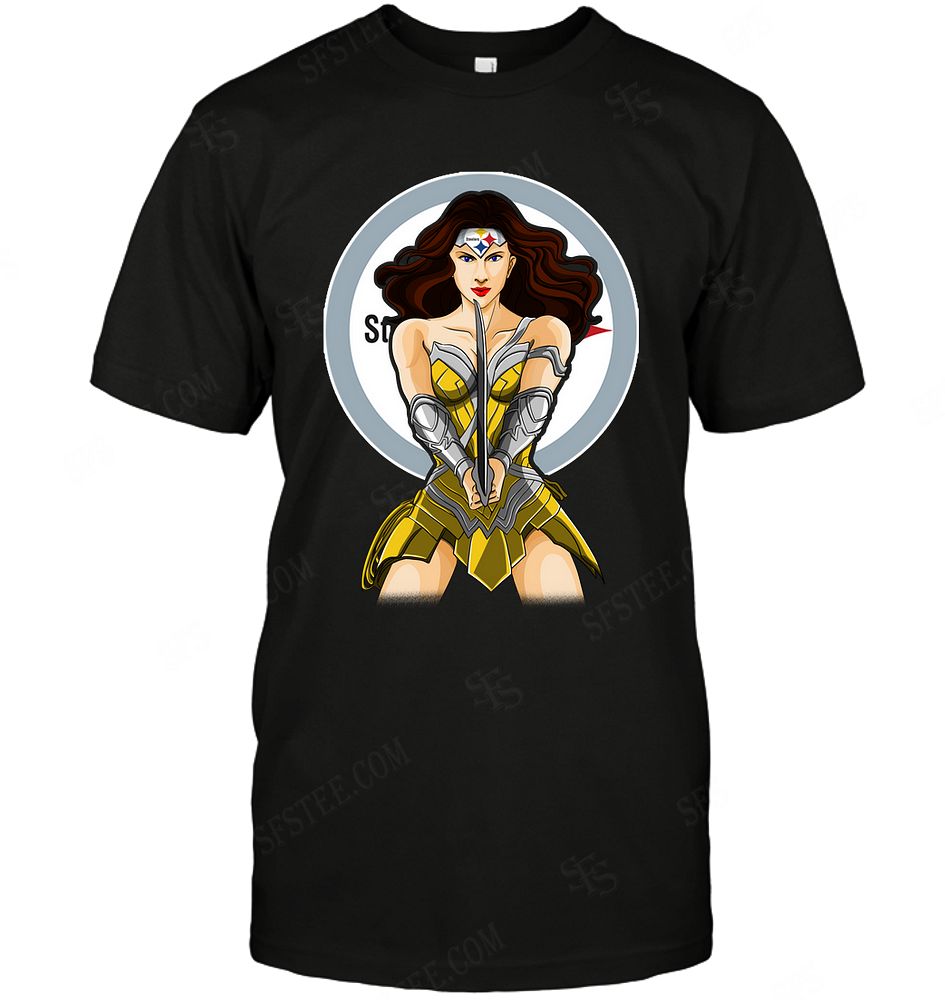 Nfl Pittsburgh Steelers Wonderwoman Dc Marvel Jersey Superhero Avenger Tshirt Size Up To 5xl