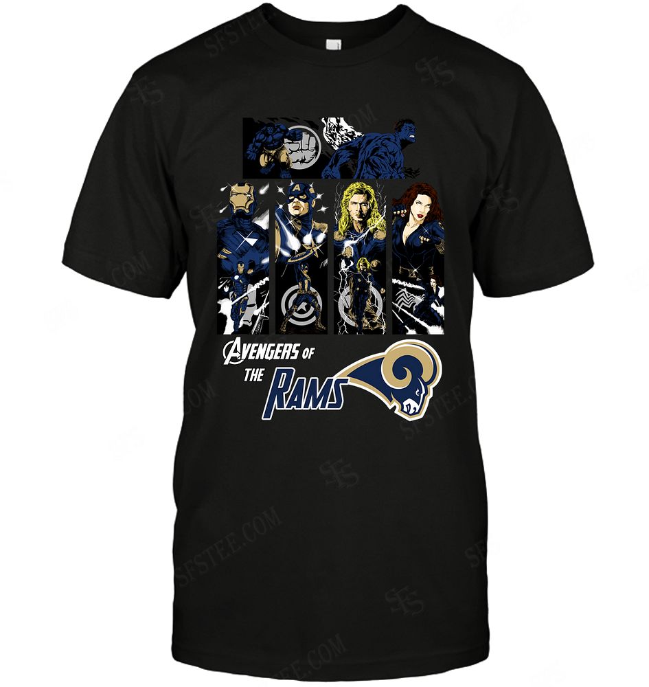 NFL St Louis Rams Avengers Dc Marvel Jersey Superhero Avenger Hoodie Shirt Size S-5xl