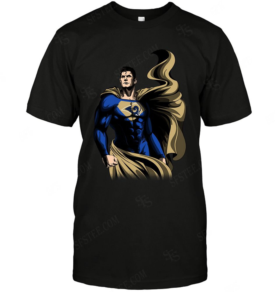 NFL St Louis Rams Superman Dc Marvel Jersey Superhero Avenger Shirt Gift For Fan